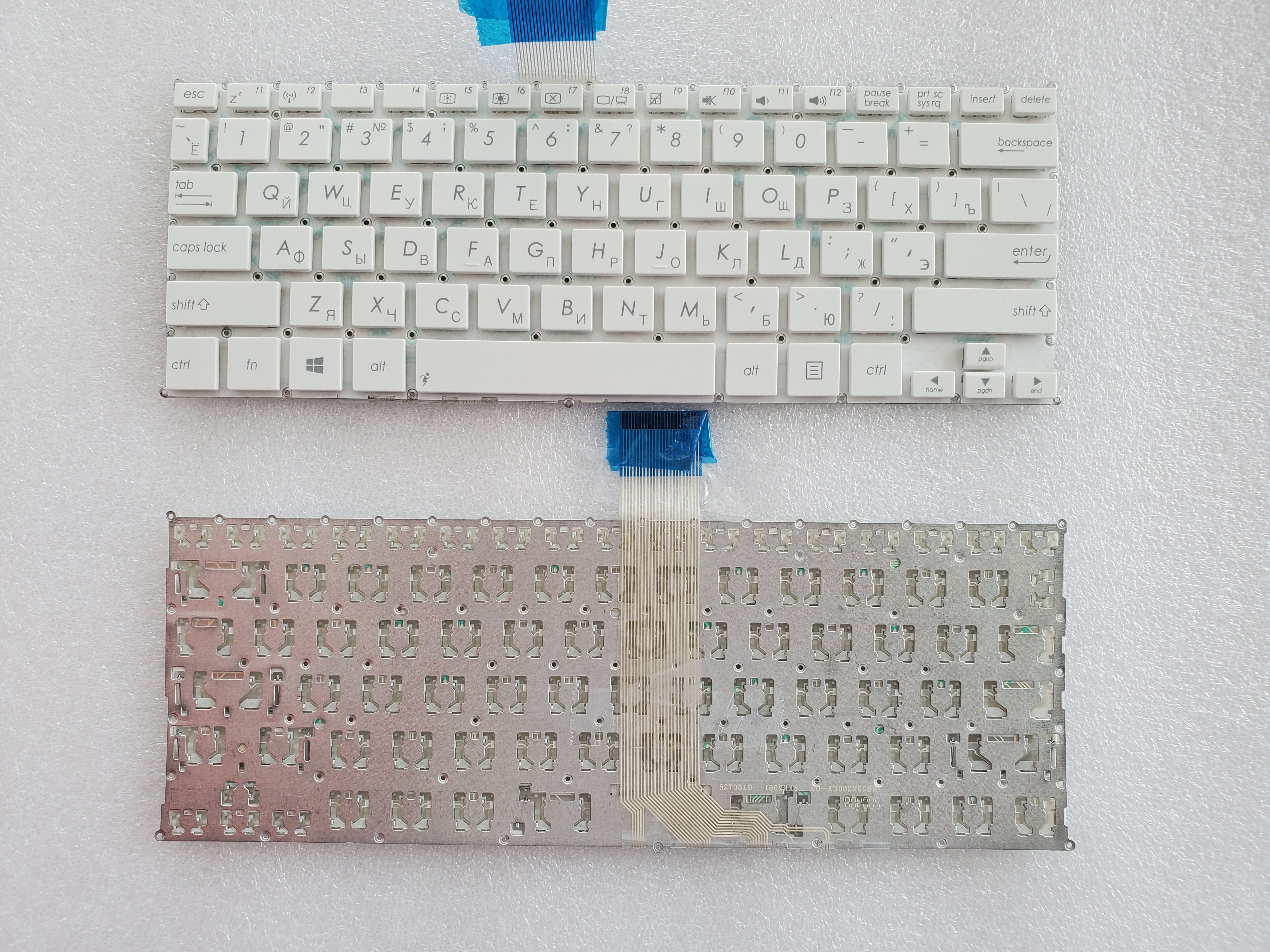 Picture of New Replacement Laptop Keyboard For ASUS X200CA WHITE (OEM) RU Layout